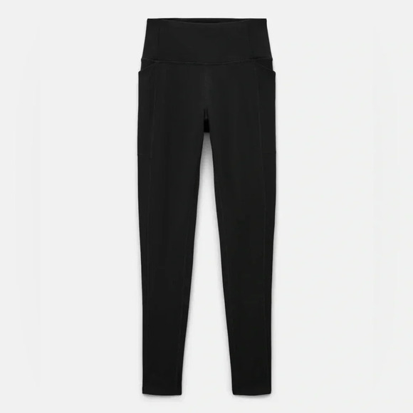 Girlfriend Collective Leggings Black Compressive Pockets high waisted workout - Picture 1 of 7